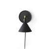 Cast Sconce Wall Lamp - Black