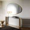 Shape - Wall Mirror - Silver (clear) Glass- Gold Frame