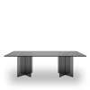 Atelier - Dining Table - Smoked Glass with Smooth Finish