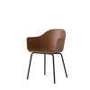 Harbour Dining Arm Chair - Black Steel Legs - Hard Shell