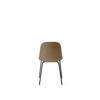 Harbour Dining Side Chair - Black Steel Legs - Hard Shell