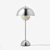 Flowerpot Table Lamp VP3 - Polished stainless steel light