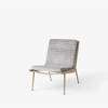 Boomerang HM1 Lounge Chair - Oak - NouVelles vagues silver rock