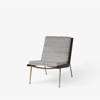 Boomerang HM1 Lounge Chair - Walnut - Nouvelles vagues silver rock