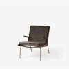 Boomerang Lounge Chair with Armrest - Walnut - Duke 004
