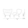 Diagram - Little Petra Lounge Chair