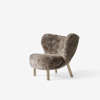 Little Petra Lounge Chair - Oak Legs - Sheepskin Sahara