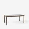 Patch Extendable Dining Table - HW1 -Smoked Oiled Oak with Griogio Londra Top