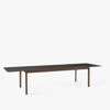Patch Extendable Dining Table - Oiled Walnut with Cacao Orinoco Top