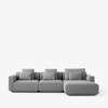 Develius Sofa - Configuration F - with Cushions - Fiord 0151