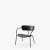 Pavilion AV6 Lounge Armchair Upholstered Seat - Vidar 0152 - black oak