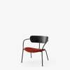 Pavilion AV6 Lounge Armchair Upholstered Seat - Vidar 0542 - black oak