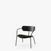 Pavilion AV6 Lounge Armchair Upholstered Seat - Vidar 0972 - black oak