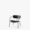 Pavilion AV6 Lounge Armchair Upholstered Seat - Vidar 1062 - black oak