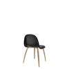 3D Dining Chair - Front Upholstered Wood Base Hirek Shell - Oak 