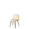 3D Dining Chair - Front Upholstered Wood Base Wood Shell - American Walnut