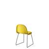 3D Dining Chair - Fully Upholstered Sledge Base - 