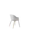 Bat Dining Chair - Fully Upholstered Conic Base - Antiquebrass