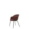 Bat Dining Chair - Fully Upholstered Conic Base - Black Base - chivasso hot madison 715