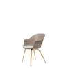 Bat Dining Chair Wood Base with Cushion - Oak