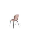 Beetle Dining Chair - Un-Upholstered Conic Case - Black Base - sweet pink shell