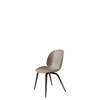 Beetle Dining Chair - Un-Upholstered - smoked oak Base - new beige shell