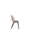 Beetle Dining Chair - Un-Upholstered - smoked oak Base - sweet pink shell