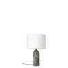 Gravity Table Lamp - Large - White shade - Grey Marble