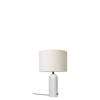 Gravity Table Lamp - Large - Canvas shade - White Marble