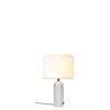 Gravity Table Lamp - Large - White shade - White Marble