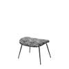 Beetle Ottoman - Fully Upholstered Conic Base