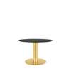 GUBI 2.0 Dining Table - Round 110 - wood black stained ash top