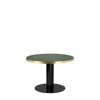GUBI 2.0 Dining Table - Round 110 - bottle green glass top