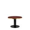 GUBI 2.0 Dining Table - Round 110 - cherryred glass top