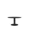 GUBI 2.0 Dining Table - Round 130 - black base - black stained ash top