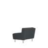 Modern Line Lounge Chair - black kvadrat tonus-3-615