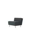 Modern Line Lounge Chair - black kvadrat tonus-3-615