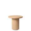 Moon Round Coffee Table - Wood Top - 60 wood oak