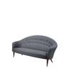 Paradiset Sofa 2.5 Seater - american walnut fabric grey