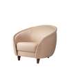 Revers Lounge Chair - american walnut dedar sinequanon-029-crema