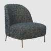 Sejour Lounge Chair - antique brass base