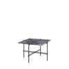 TS Square Coffee Table - Black Base - 55 black base - grey emperador marble 