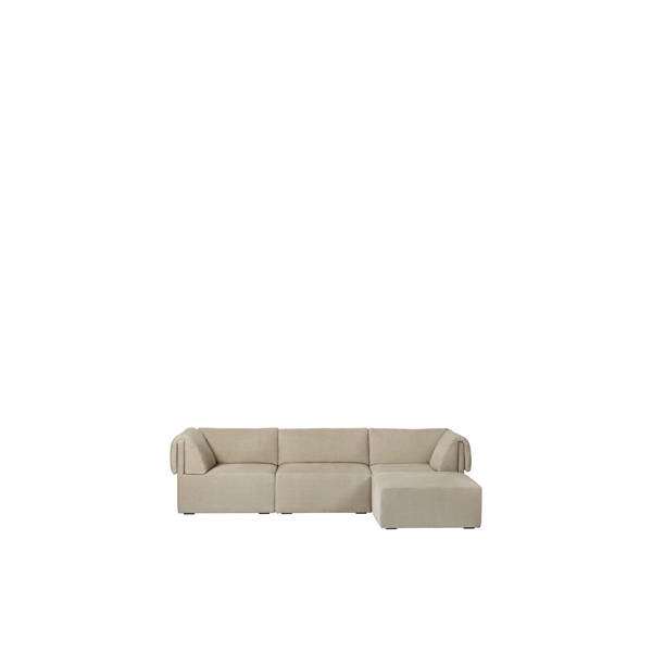 Wonder 3 Seater Sofa with Armrest and Chaise Longue - bel-lino g077 13