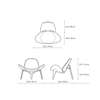 Diagram - CH07 Shell Lounge Chair