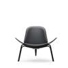 CH07 Shell Lounge Chair - oak-black-thor 301