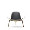 CH07 Shell Lounge Chair - oak-white oil-thor 301