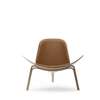 CH07 Shell Lounge Chair - oak-white oil-thor 307