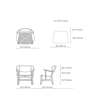 Diagram - CH22 Lounge Chair