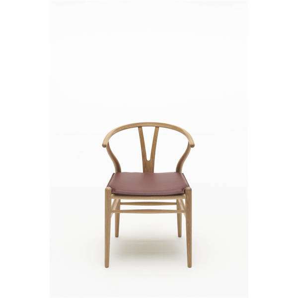 CH24 Wishbone Chair - dark-red7100