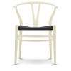 CH24 Wishbone Chair - beech-ncss1005y-black-paper cord